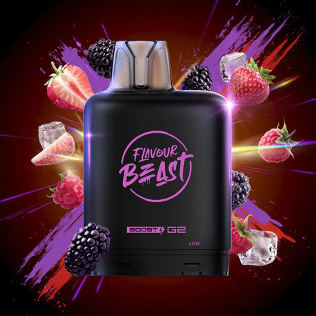 Level X Flavour Beast Boost 25K Pod 20ml - Tangy Berries (Iced) - Vapeshop Mania