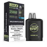 Level X Flavour Beast Boost 25K Pod 20ml - Wild White Grape (Iced) - Vapeshop Mania