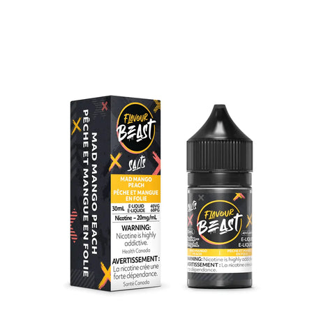 Mad Mango Peach by Flavour Beast - Salt Nic Vape Juice - Vapeshop Mania