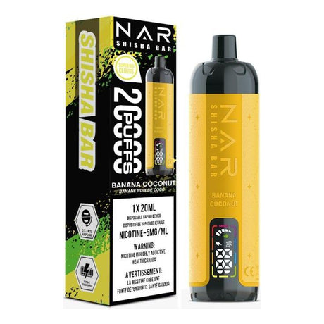 Nar Shisha Bar 20K Disposable - Banana Coconut - Vapeshop Mania