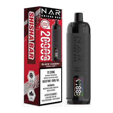Nar Shisha Bar 20K Disposable - Black Cherry - Vapeshop Mania