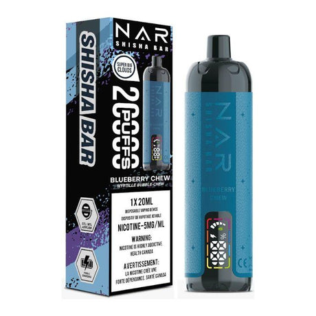 Nar Shisha Bar 20K Disposable - Blueberry Chew - Vapeshop Mania