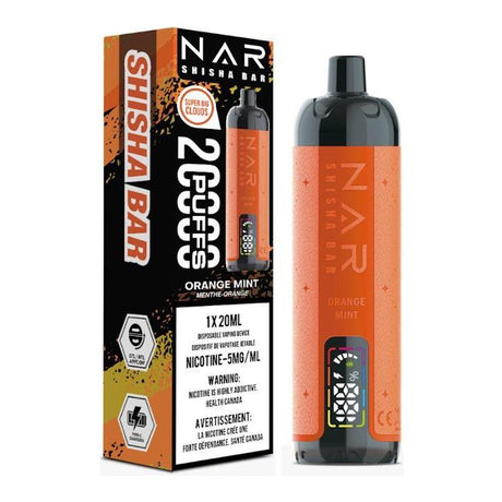 Nar Shisha Bar 20K Disposable - Orange Mint - Vapeshop Mania
