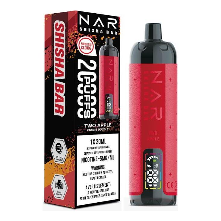 Nar Shisha Bar 20K Disposable - Two Apple - Vapeshop Mania