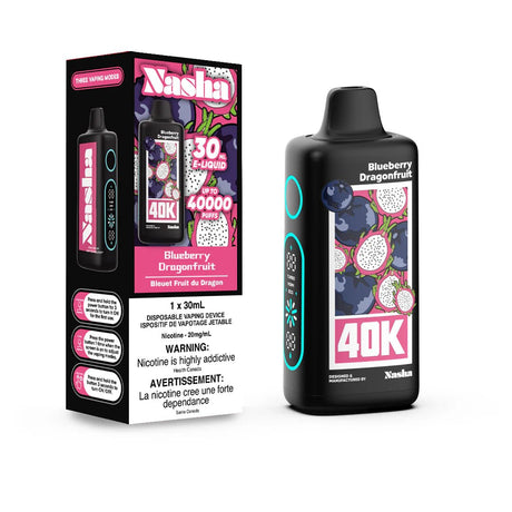 Shop Nasha 40K Disposable - Blueberry Dragonfruit - at Vapeshop Mania