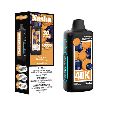 Shop Nasha 40K Disposable - Orange Blueberry - at Vapeshop Mania