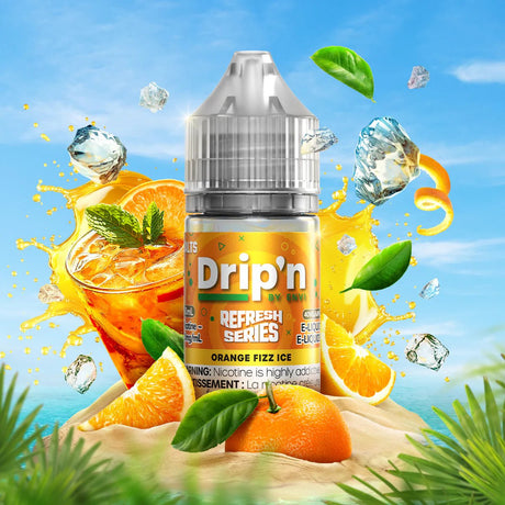Shop Orange Fizz Ice by Drip'n Envi Refresh - Salt Nic Vape Juice - at Vapeshop Mania