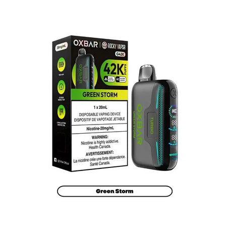 OXBAR G42K Disposable - Green Storm - Vapeshop Mania