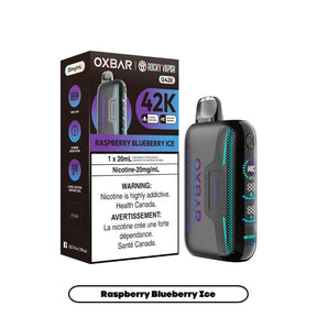 Shop OXBAR G42K Disposable - Raspberry Blueberry Ice - at Vapeshop Mania