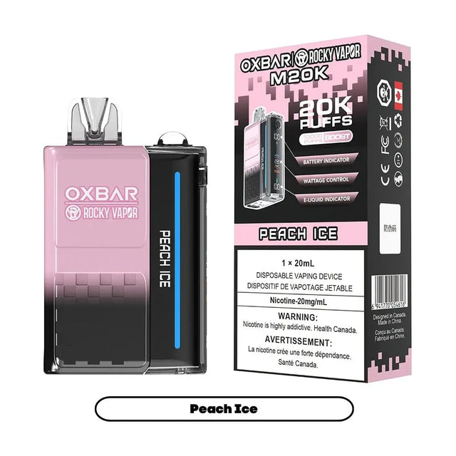 OXBAR M20K Disposable - Peach Ice - Vapeshop Mania