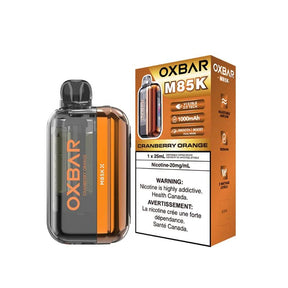 Shop OXBAR M85K Disposable - Cranberry Orange - at Vapeshop Mania