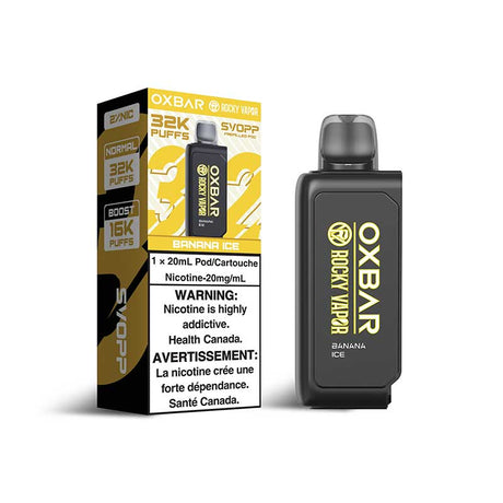 Svopp Rocky Vapor Oxbar [Prefilled Pods] 32K - Banana Ice - Vapeshop Mania