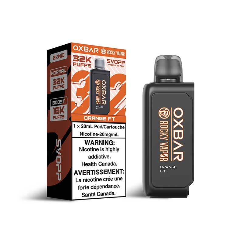 Svopp Rocky Vapor Oxbar [Prefilled Pods] 32K - Orange FT - Vapeshop Mania