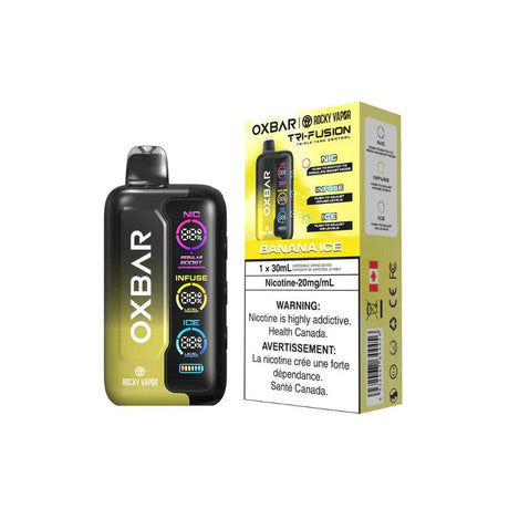 Shop OXBAR Tri Fusion 45K Disposable - Banana Ice - at Vapeshop Mania