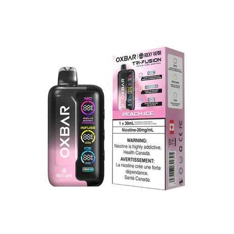Shop OXBAR Tri Fusion 45K Disposable - Peach Ice - at Vapeshop Mania