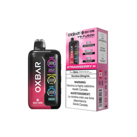 Shop OXBAR Tri Fusion 45K Disposable - Strawberry H - at Vapeshop Mania