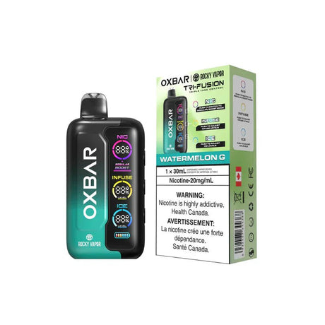 Shop OXBAR Tri Fusion 45K Disposable - Watermelon G - at Vapeshop Mania