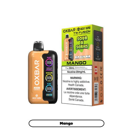 Shop OXBAR Tri Fusion SOUR 45K Disposable - Mango - at Vapeshop Mania