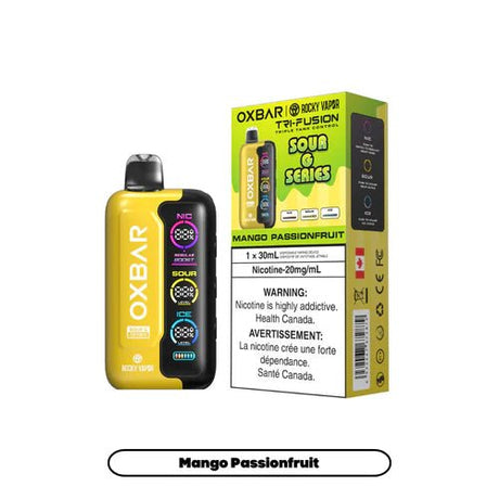 Shop OXBAR Tri Fusion SOUR 45K Disposable - Mango Passionfruit - at Vapeshop Mania