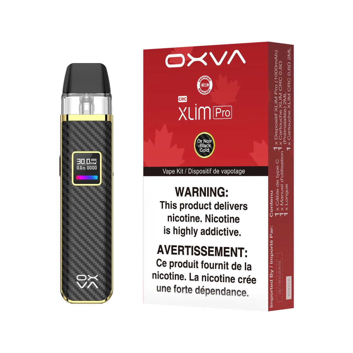 Oxva Xlim Pro Pod Kit [CRC] - Vapeshop Mania