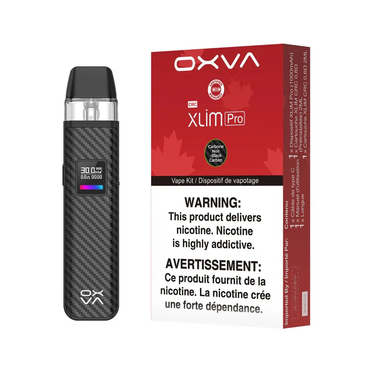 Oxva Xlim Pro Pod Kit [CRC] - Vapeshop Mania