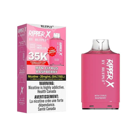 Ripper X Pod by Rufpuf 35K - MTN Citrus Raspberry - Vapeshop Mania