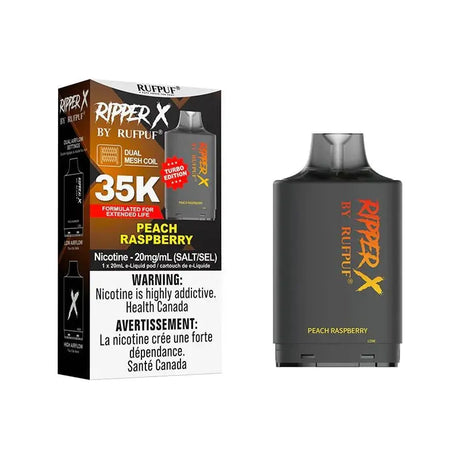 Ripper X Pod by Rufpuf 35K - Peach Raspberry - Vapeshop Mania