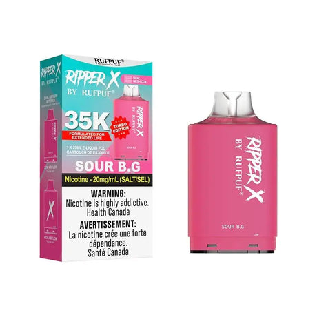 Ripper X Pod by Rufpuf 35K - Sour B.G - Vapeshop Mania