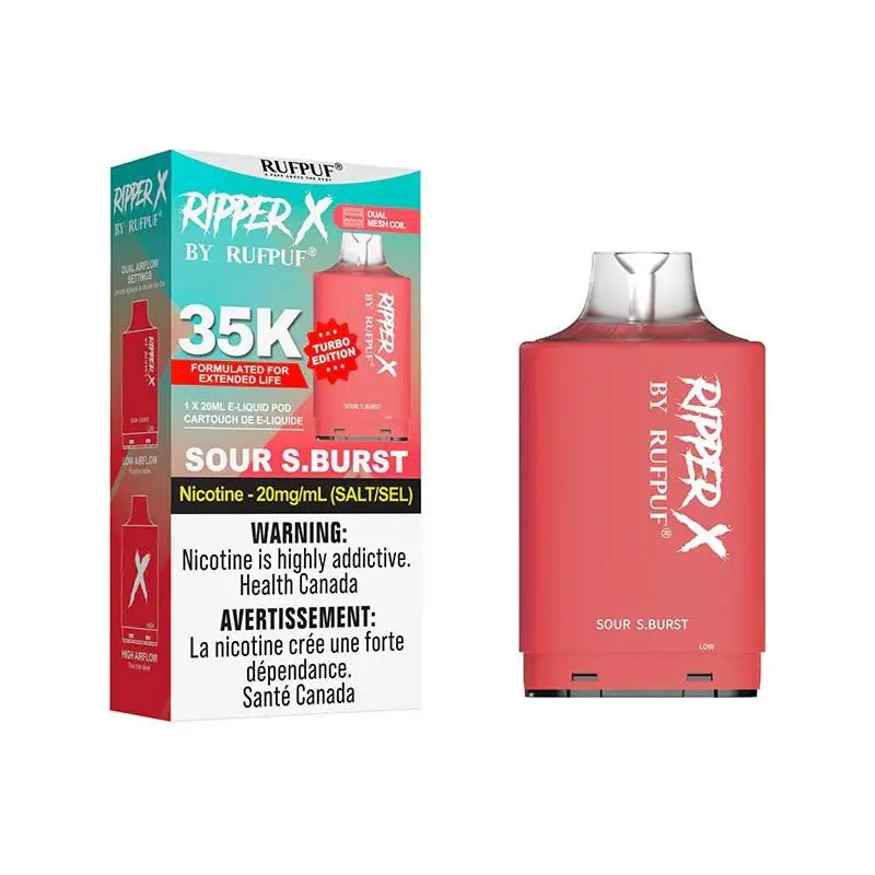 Ripper X Pod by Rufpuf 35K - Sour S. Burst - Vapeshop Mania