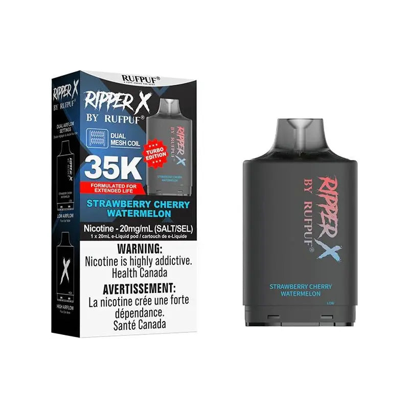 Ripper X Pod by Rufpuf 35K - Strawberry Cherry Watermelon - Vapeshop Mania