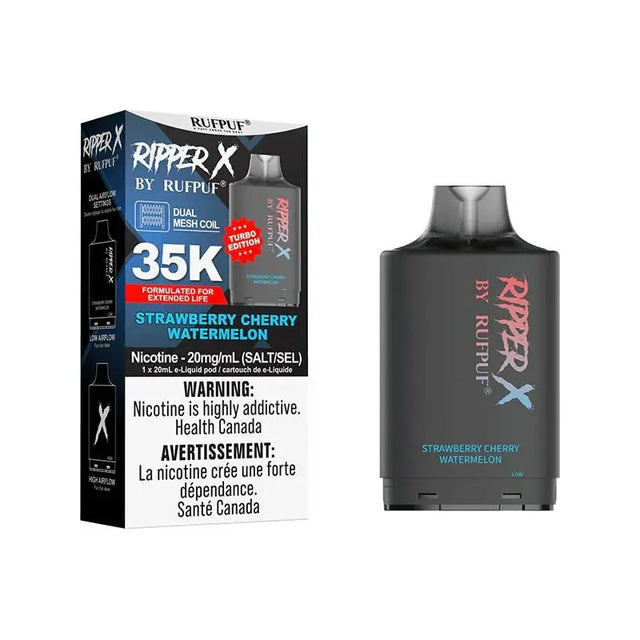 Ripper X Pod by Rufpuf 35K - Strawberry Cherry Watermelon - Vapeshop Mania