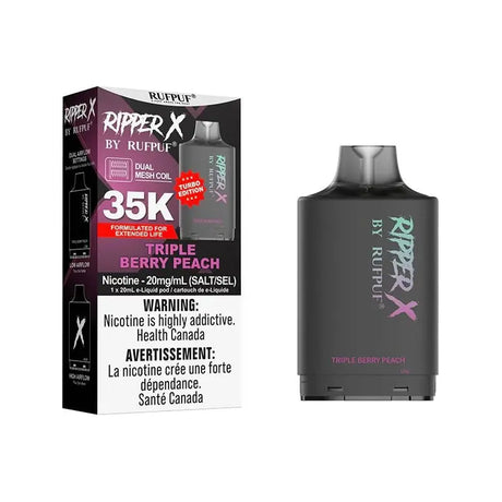 Ripper X Pod by Rufpuf 35K - Triple Berry Peach - Vapeshop Mania