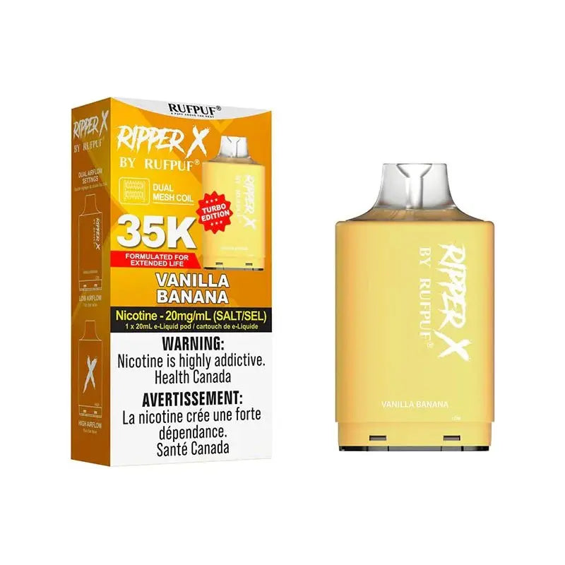 Ripper X Pod by Rufpuf 35K - Vanilla Banana - Vapeshop Mania