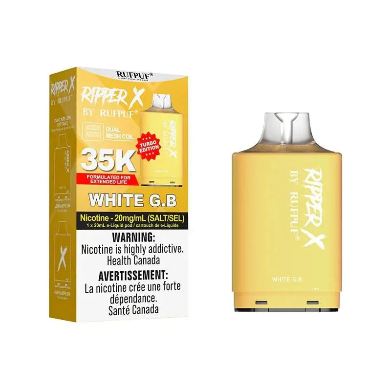 Ripper X Pod by Rufpuf 35K - White G.B - Vapeshop Mania