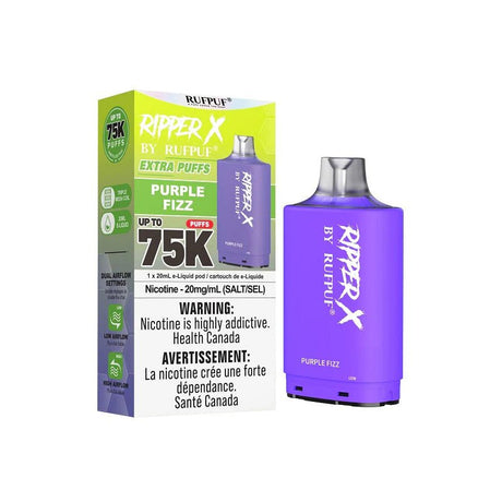 Shop Ripper X Pod by Rufpuf 75K - Purple Fizz - at Vapeshop Mania
