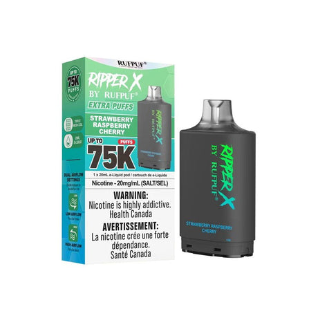Shop Ripper X Pod by Rufpuf 75K - Strawberry Raspberry Cherry - at Vapeshop Mania