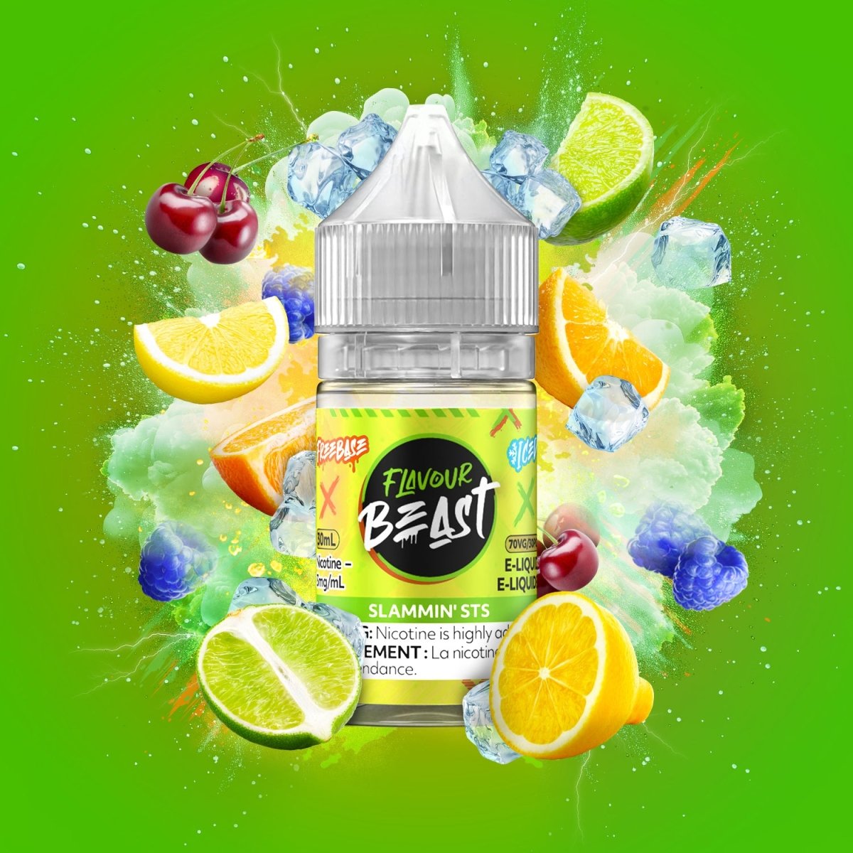 Shop Slammin' STS Iced by Flavour Beast - Freebase Vape Juice - at Vapeshop Mania
