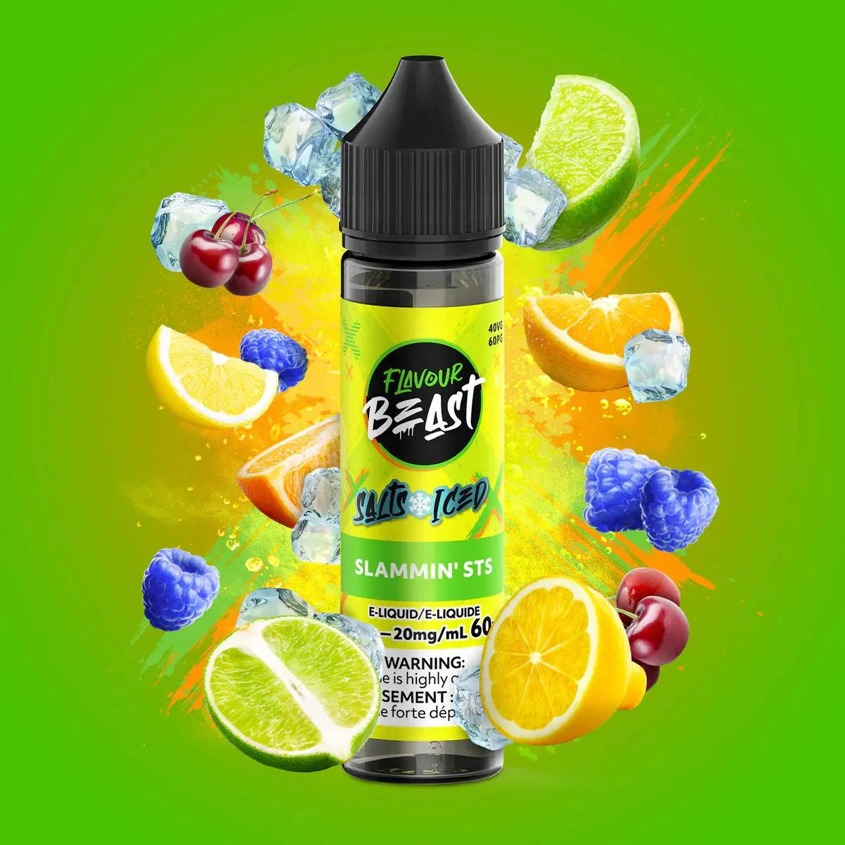 Slammin' STS Iced by Flavour Beast - Salt Nic Vape Juice - Vapeshop Mania