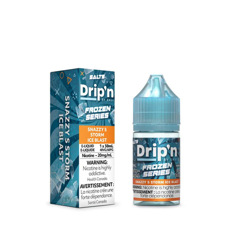 Shop Snazzy S Storm Ice Blast by Drip'n Envi Frozen - Salt Nic Vape Juice - at Vapeshop Mania