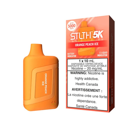 STLTH 5K Disposable - Orange Peach Ice - Vapeshop Mania