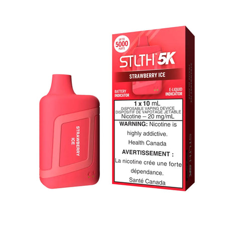 STLTH 5K Disposable - Strawberry Ice - Vapeshop Mania