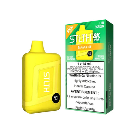 STLTH 8K Pro Disposable - Banana Ice - Vapeshop Mania
