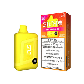STLTH 8K Pro Disposable - Peach Mango Ice - Vapeshop Mania