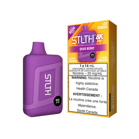 STLTH 8K Pro Disposable - Quad Berry - Vapeshop Mania