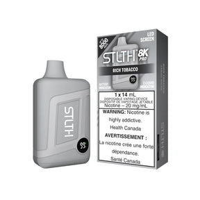 STLTH 8K Pro Disposable - Rich Tobacco - Vapeshop Mania
