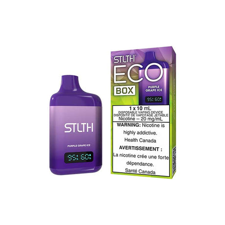 Shop STLTH ECO BOX Disposable - Purple Grape Ice - at Vapeshop Mania