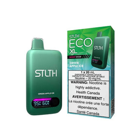 Shop STLTH ECO XL Disposable - Green Apple Ice - at Vapeshop Mania