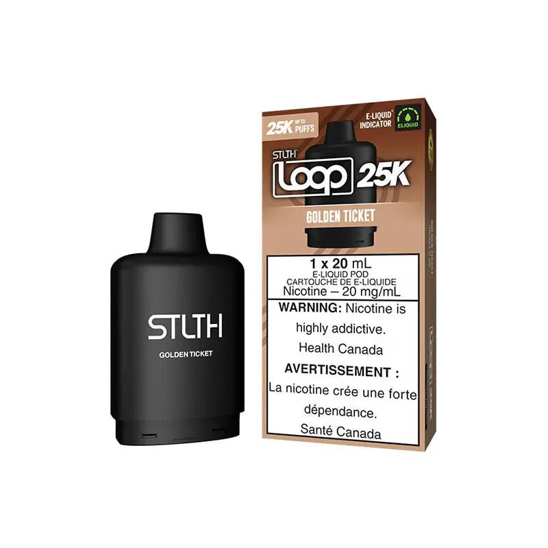 STLTH LOOP 25K Pod Pack - Golden Ticket - Vapeshop Mania
