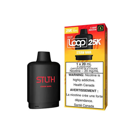 STLTH LOOP 25K Pod Pack - Straw Nana - Vapeshop Mania
