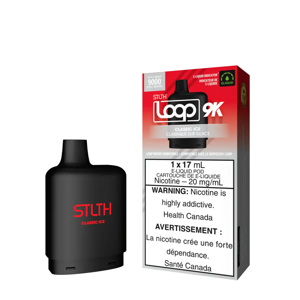 STLTH LOOP 2 9K Pod Pack - Classic Ice - Vapeshop Mania